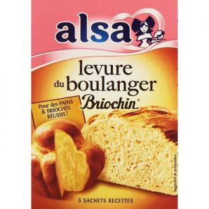 Alsa Levure de Boulanger Briochin 5 Sachets 275 g - Lot de 6
