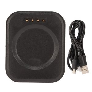 Station de charge magnétique USB pour montre connectée Oppo Watch 2 3 3Pro Noir