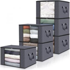 Sac Rangement VetementSac De Rangement VetementHousse De Rangement6pcs Sac de Rangement VetementBoîte de Rangement Sous lit