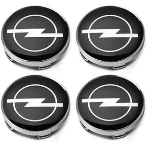 4 Pcs Voiture Capuchons de Centre Jante pour Opel Astra H G J Insignia Mokka Zafira Corsa OPC 60MM Cache Moyeu Badge D&eacute;corat A350