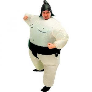 Costume Auto Gonflable SUMO - CED - Blanc - Polyester - Adulte - Extérieur