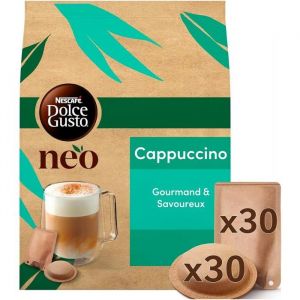 Cappuccino - SUTEO - Nescaf&eacute; - 30 Dosettes Caf&eacute; & Lait - Compatibles Nescaf&eacute; Machines
