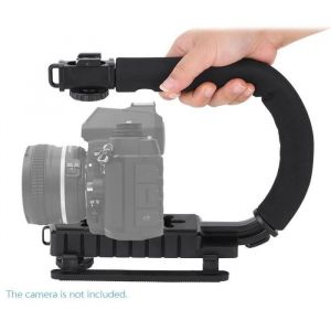 Stabilisateur de poign&eacute;e en forme de U Support stabilisateur de poign&eacute;e stabilisatrice pour DV 5D2 GOPRO