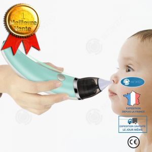 I®  Mouche Bébé Électrique Cleaner Safe & Fast  Aspirateur nasal électrique，Convient aux bébés， Reniflement，Nouveau-né