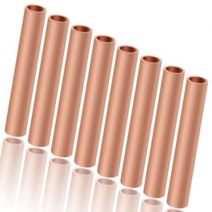 Tube Cuivre 8 pi&egrave;ce Tube Rond en Cuivre pur Tube en Cuivre Creux Tube de Raccordement en Cuivre 50 &times; 8 mmDiam&egrave;tre Int&eacute;rieur 6 mm