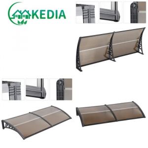 KEDIA. Marquise de Porte Exterieur auvent Porte dentree Marquise Porte dentree auvent de Porte dentr&eacute;e de Balcon 100*300 cm
