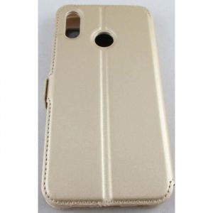 Étui portefeuille - Huawei - P20 Lite - Or - Silicone - Souple
