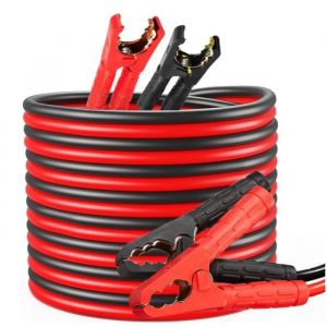 Jumper 12V/24V câble de batterie de voiture en cuivre (4M 1000A) - Câble de démarrage diesel - Pour voitures et camions
