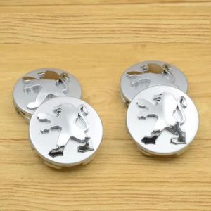 4 x Logo 60mm Argent Peugeot Centre De Roue Cache Moyeu Jantes Emblème Pour Peugeot 206 207 301 307 308 407 408 4008 507 508 5008