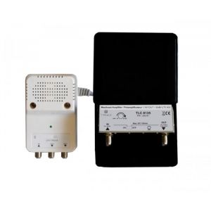 Kit Préampli UHF - TRIAX - TLC 8135 - Gain 35dB - Alimentation 24 VDC - 1 Entrée/1 Sortie