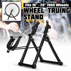 Support de centrage de roue de v&eacute;lo accessoire de v&eacute;lo facile &agrave; utiliser adapt&eacute; aux pneus de 16 &agrave; 29 pouces YYV