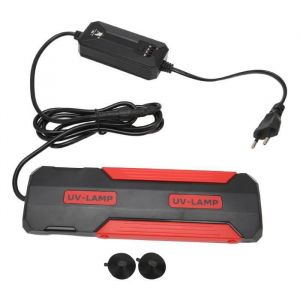 Lampe UV pour aquarium - SURENHAP - 9W - St&eacute;rilisation 180&deg; - D&eacute;tachable - Minuterie intelligente