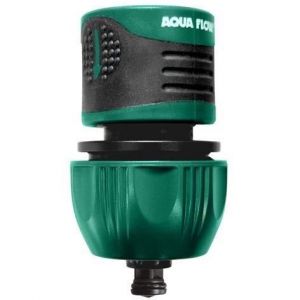 Raccord tuyau darrosage rapide stop universel - AQUA FLOW - Universel 12/15/19mm - Plastique