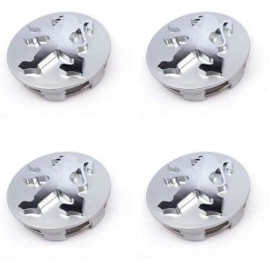 4 pièces Cache-Moyeux pour Peugeot 508 60MM Centre de Jante Capuchons Cache Moyeu Centre de Roue Bouchon de Jante Enjoliveu