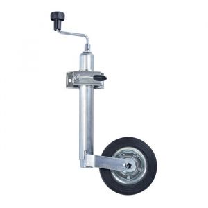 Roue jockey diamètre 200mm - Bride de fixation diamètre 48mm