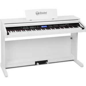 Piano - Schubert Subi 88 MK II - Clavier numérique - Piano numérique - 360 sons - 160 rythmes - Synthétiseur - USB - blanc