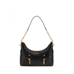 Sac porté épaule - Guess - Ref 64309 BLA - Cuir - Noir - 25x18x5 cm
