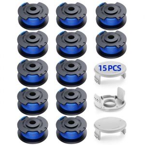 12pcs Bobine Fil Coupe Bordure pour Ryobi One +18v 24v 40v Coupe Bordures AC14RL3A Remplacements Coupe Bordure 3 Couvercles