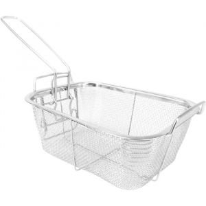 Paniers &agrave; friture en acier inoxydable avec poign&eacute;epassoire &agrave; friteuse panier &agrave; fritespour frites frites saucisses de poisson