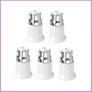 Cocosity Adaptateur B22 vers E27 - Convertisseur ampoule douille - Prise adaptatrice B22 vers E27