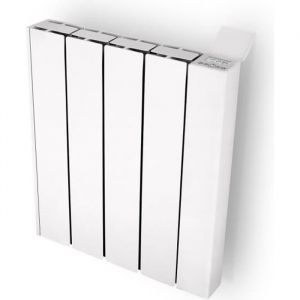 Radiateur électrique à inertie pierre - Lanaï - 1000 W - Chaleur douce - Thermostat électronique - Aluminium