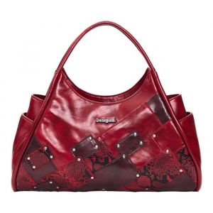 Desigual Sac &agrave; main rouge rouge vin pour femme - Heritown 2 Hand Bag Carmine 340729