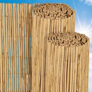 Sol Royal SolVision S36 Canisse Premium en roseau nature 160x600cm (HxB) - Brise-vent brise-vue pour balcon jardin terrasse