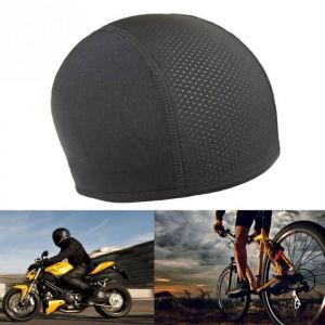 Bonnet cr&acirc;ne v&eacute;lo moto sous doublure de casque