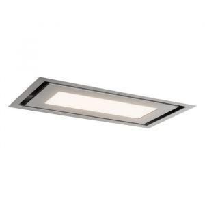Hotte îlot Klarstein Remy Brilliant Edition - 618m³-h - 4 vitesses - éclairage LED - classe A - verre & inox