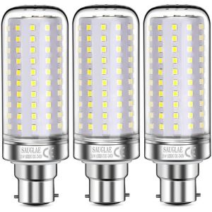 Ampoules LED 26W &eacute;quivalent &agrave; une ampoule incandescente de 200W culot B22d 3000 lumens blanc lumi&egrave;re du jour 6000K paquet de