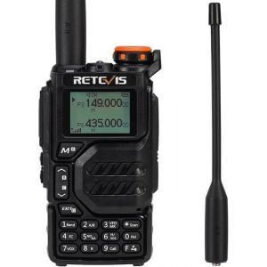 Retevis RA79 Talkie Walkie Professionnel Radio Amateur Double Bande Réception Air Band 1400mAhTalkie Walkie Longue