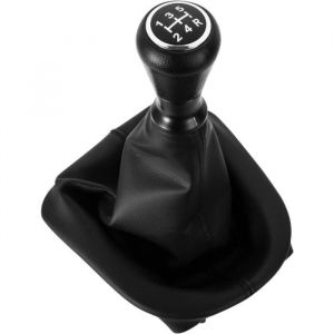 Pommeau de Levier de Vitesse avec Soufflet Compatible pour Peugeot 207 307 308 607 608 Citroen C3 C4 C5