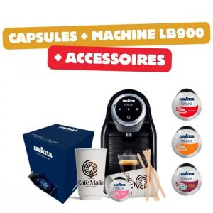 Kit Complet Machine Lavazza BLue LB900 + 200 Capsules + Accessoires