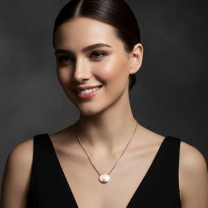 Collier Cercle Baign&eacute; dans lOR  Cadeau Femme Saint-Valentin No&euml;l  Coffret Bijoux Offert  2SPLENDID&reg;