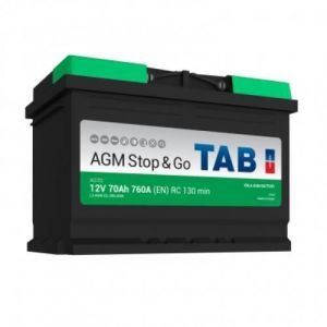 Batterie de d&eacute;marrage TAB Start&Stop AGM L3 AG70 12V 70Ah 760A