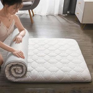 Matelas Futon ais Matelas Tatami Doux Et pais Matelas Pliable Enroulable Matelas De Blanc100x200cm(39*79in)