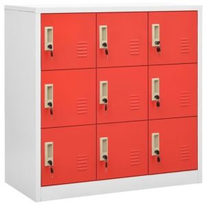 Armoire de rangement en métal casier boîte de verrouillage en acier pour lécole le gymnase la maison les employés de bureau av