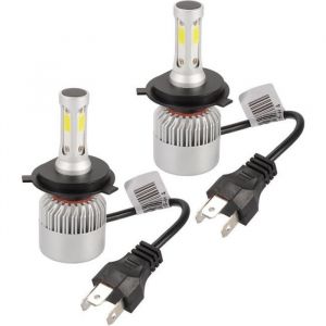XCSOURCE Ampoule Lampe Halogène H4 20000LM 200W CREE LED Phare de voiture Ventilateur Intégré 6500K Blanc LD1032