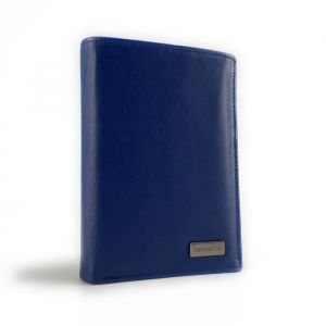 Portefeuille en Cuir - ELEPHANT DOR - 3 Volets - Taille 14cm*10cm - Bleu