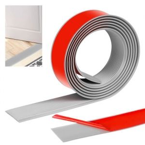 Profil&eacute; de transition autocollant non perfor&eacute;plinthe souple autocollante en vinyle3m*5cmprofil de compensation pour PLINTHE PVC
