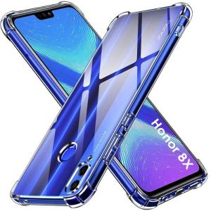 Coque - Phonillico&reg; - HONOR 8X - Antichoc - Souple - Transparent