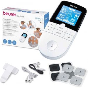 Électrostimulateur musculaire - Beurer - EM49 - TENS/EMS/Massage - 4 électrodes incluses - Compact et portable