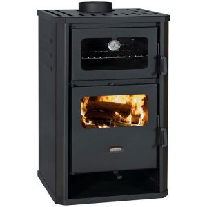 Po&ecirc;le &agrave; bois 12.1 kw avec four polycarburant chemin&eacute;e bois Prity FM D