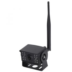Ashata Kit de moniteur de vue arrière Kit de caméra de recul pour camion DC12‑24V Caméra de recul sans fil avec connexion Wifi