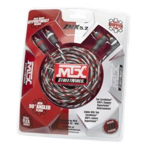 MTX ZNX5.2 Câble RCA  ZeroNoise 5 mètres symétrique 100% cuivre 3 blindages