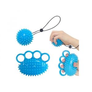 Lot de 2 Balle Reeducation Main Balle Anti Stress Balle Dentra&icirc;nement Exerciseur Renforcement de la Main Balle Anti Stress