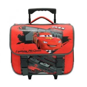 Cartable à roulettes - Disney - Cars - Rouge - 33x14x38 cm - Garçon