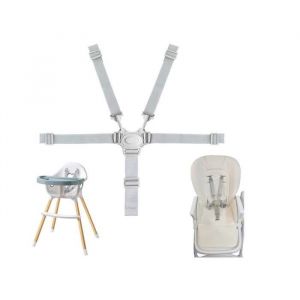 Ceinture de s&eacute;curit&eacute; b&eacute;b&eacute; r&eacute;glable Harnais 5 Points b&eacute;b&eacute; Chaise Haute Sangles Ceintures de s&eacute;curit&eacute; Enfant Poussette Chaise Haute
