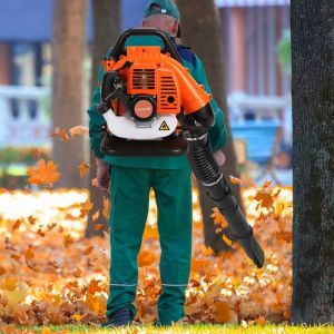 Souffleur de feuilles thermique 52cc 2 temps vent fort force souffleuse de feuilles à essence pour jardin