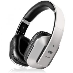 Casque Bluetooth Sans Fil Gris Audio aptX LL - August EP650 - Low Latency Micro NFC Rechargeable - Circum Aural Pliable